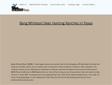 Tablet Screenshot of bw-ranch.com